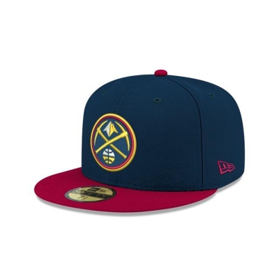 Sapca New Era Denver Nuggets NBA Two Tone 59FIFTY Fitted - Albastri